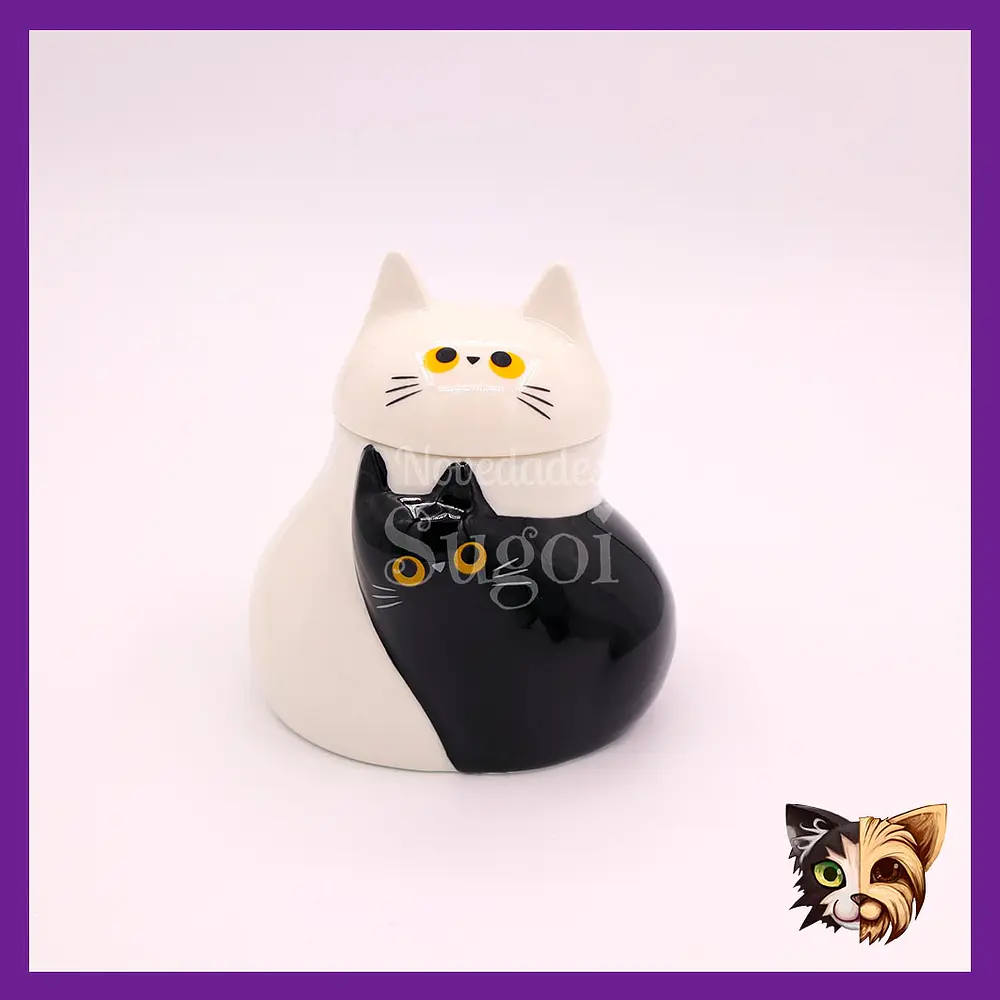 Taza Gato negro y blanco