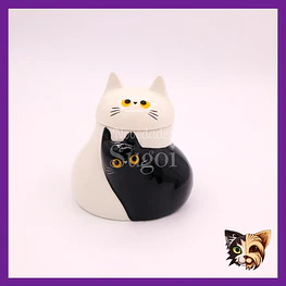 Taza Gato negro y blanco