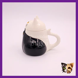 Taza Gato negro y blanco