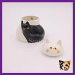 Taza Gato negro y blanco