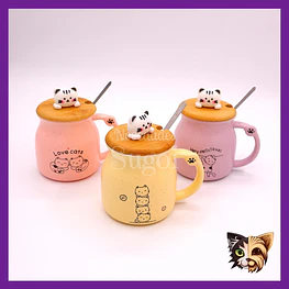 Mug topper gato