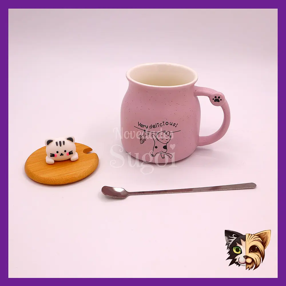 Mug topper gato