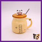 Mug topper gato