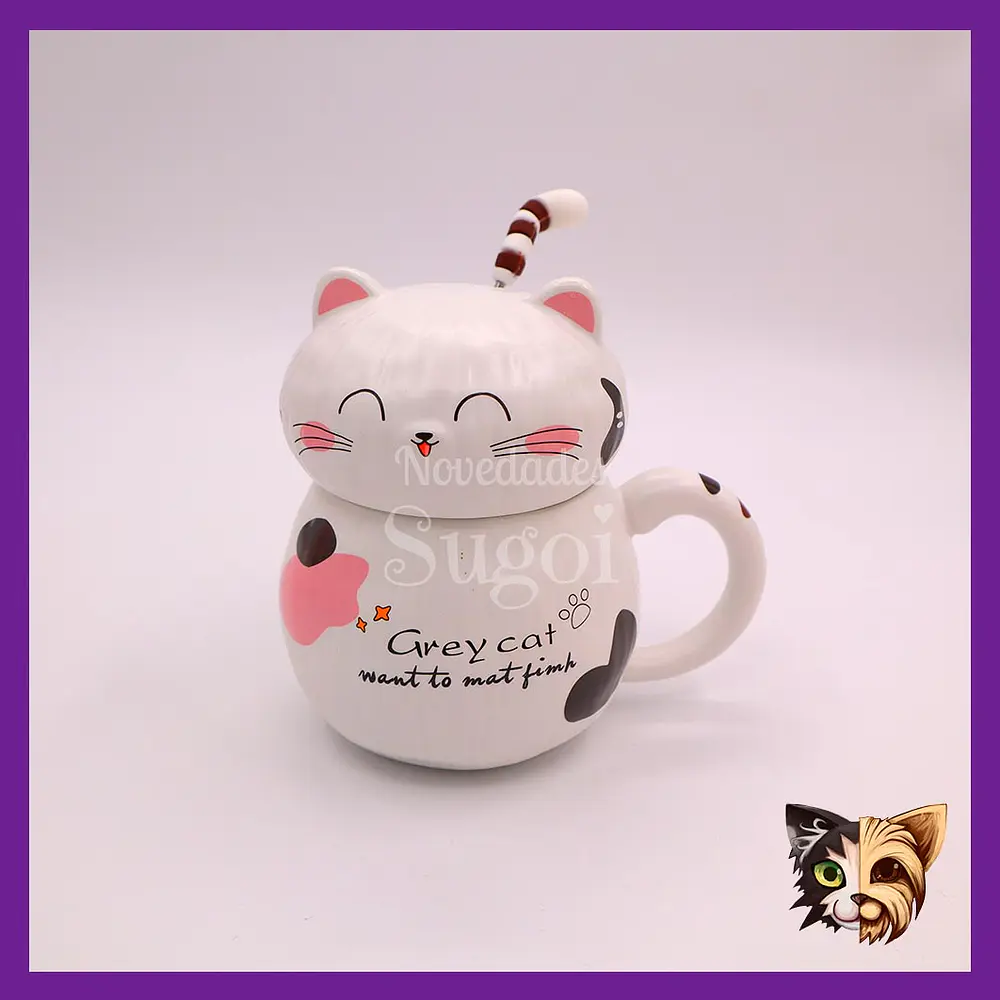 Taza Gato cabeza