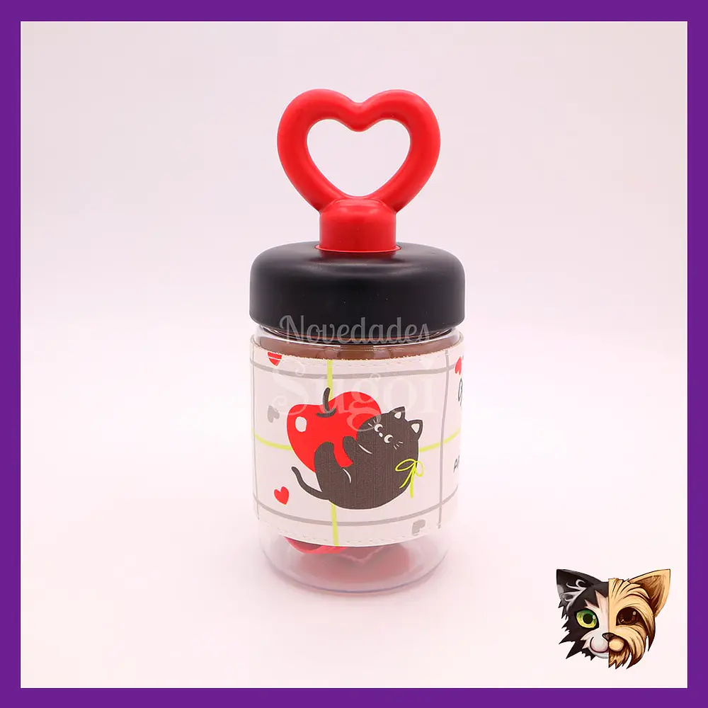 Botella Tapa corazón