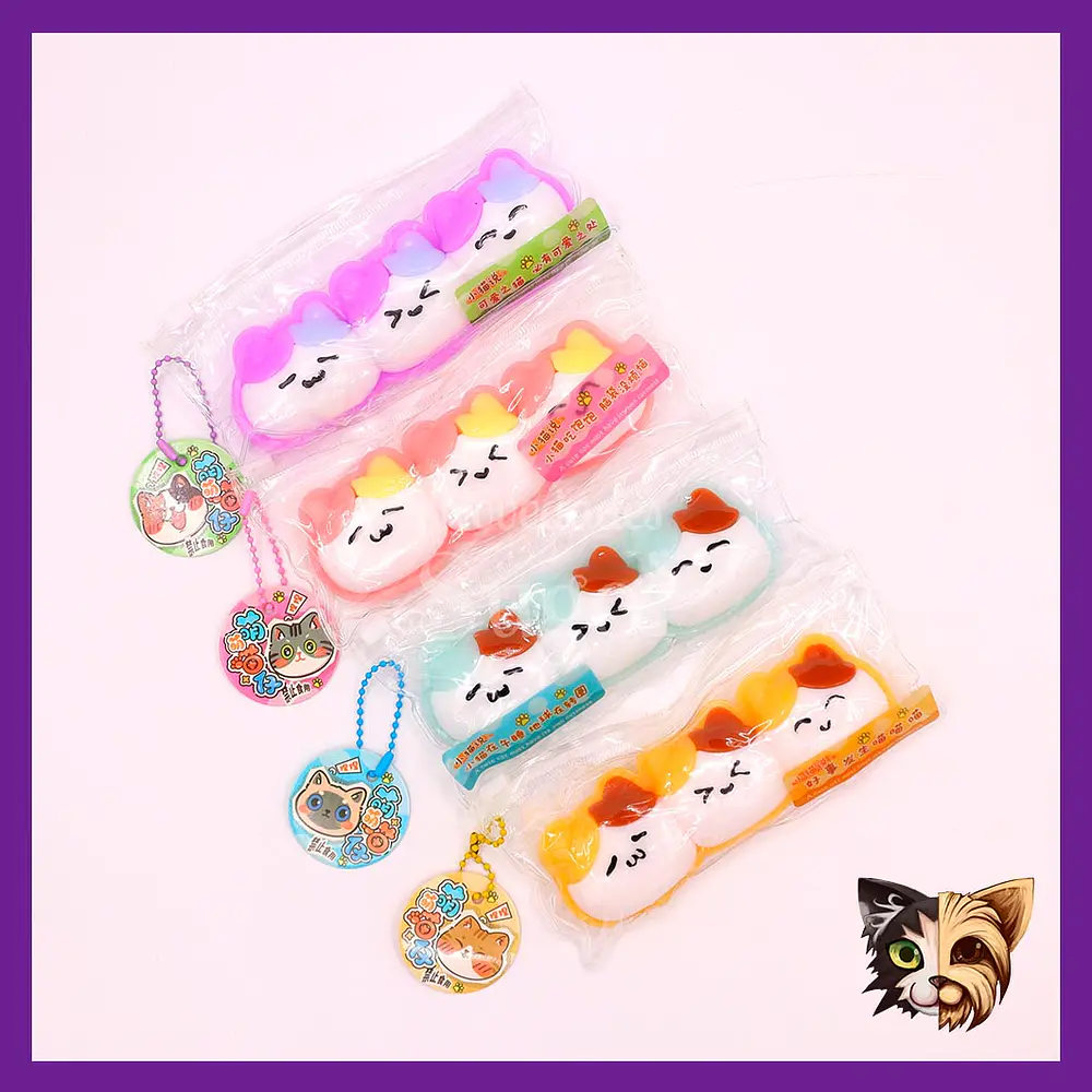 Squishy gatos estuche 