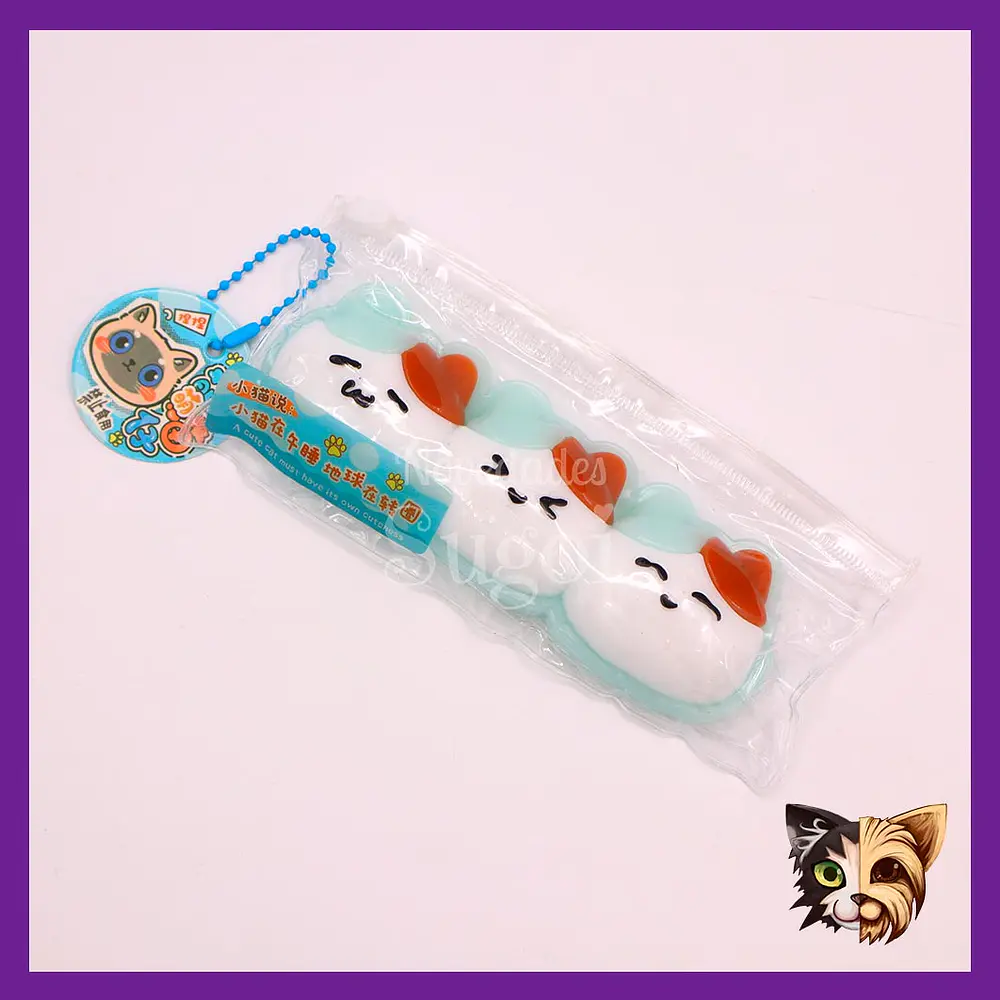 Squishy gatos estuche 