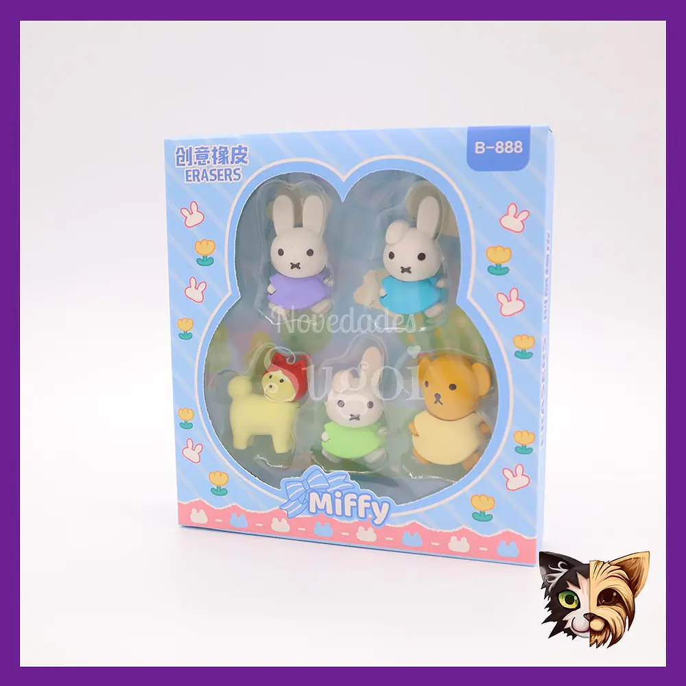 Set gomas Miffy