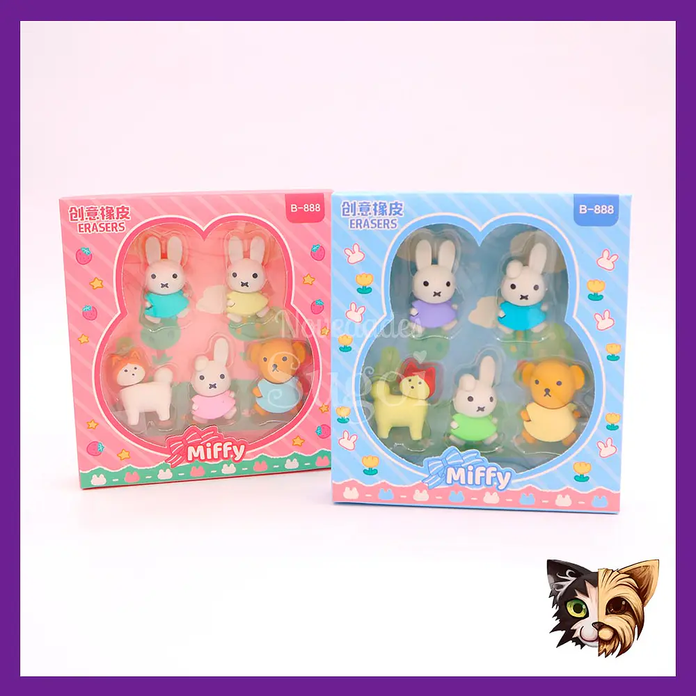 Set gomas Miffy
