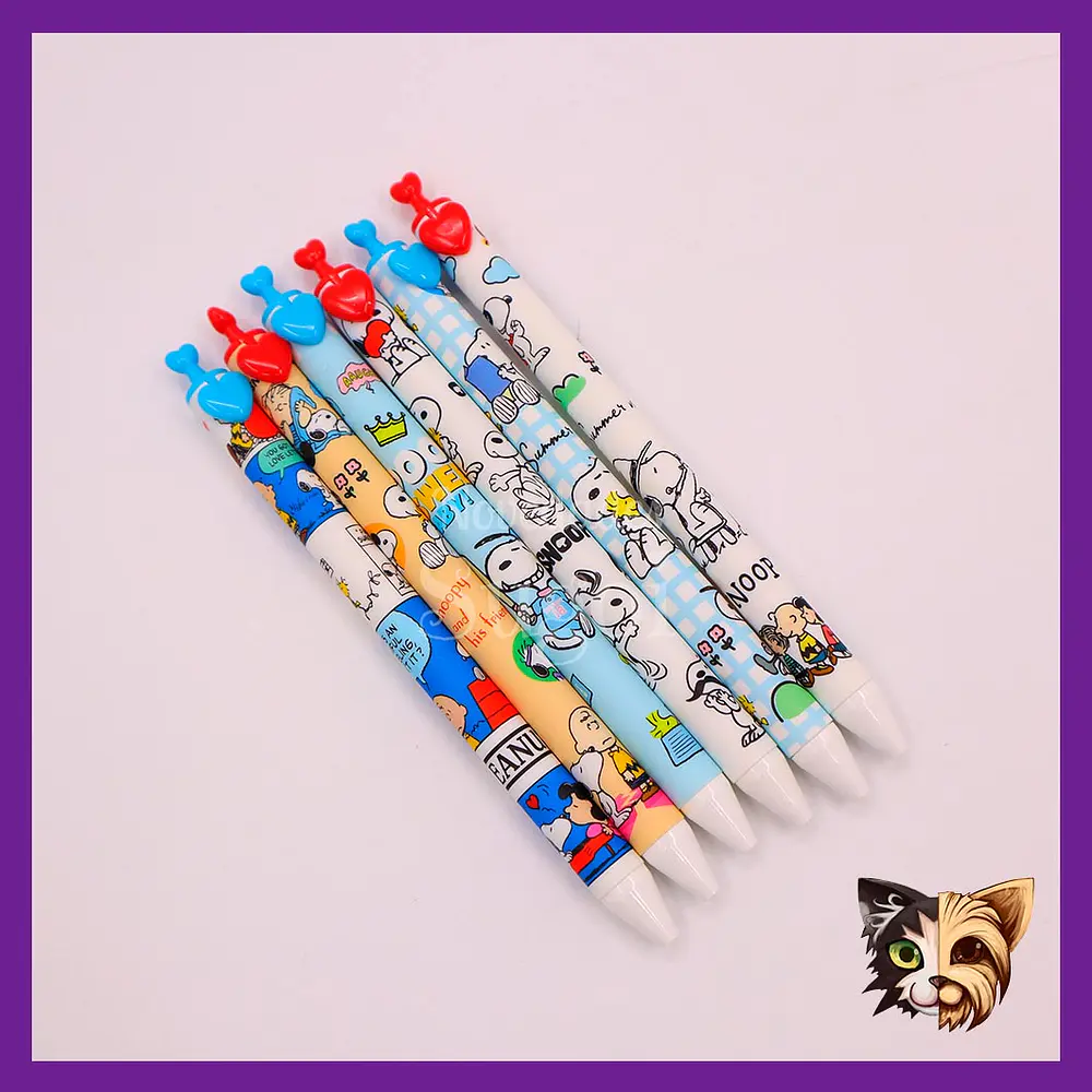 Lápiz Snoopy corazón