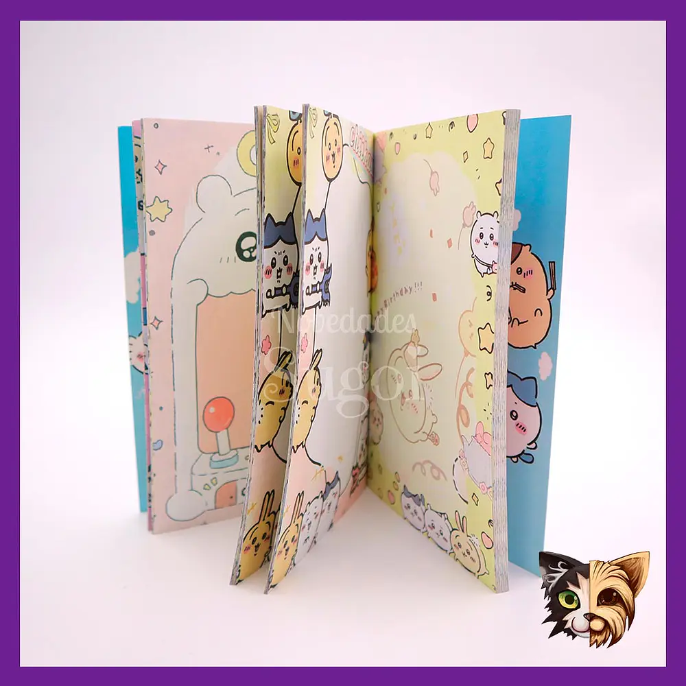 Libreta Chiikawa colores