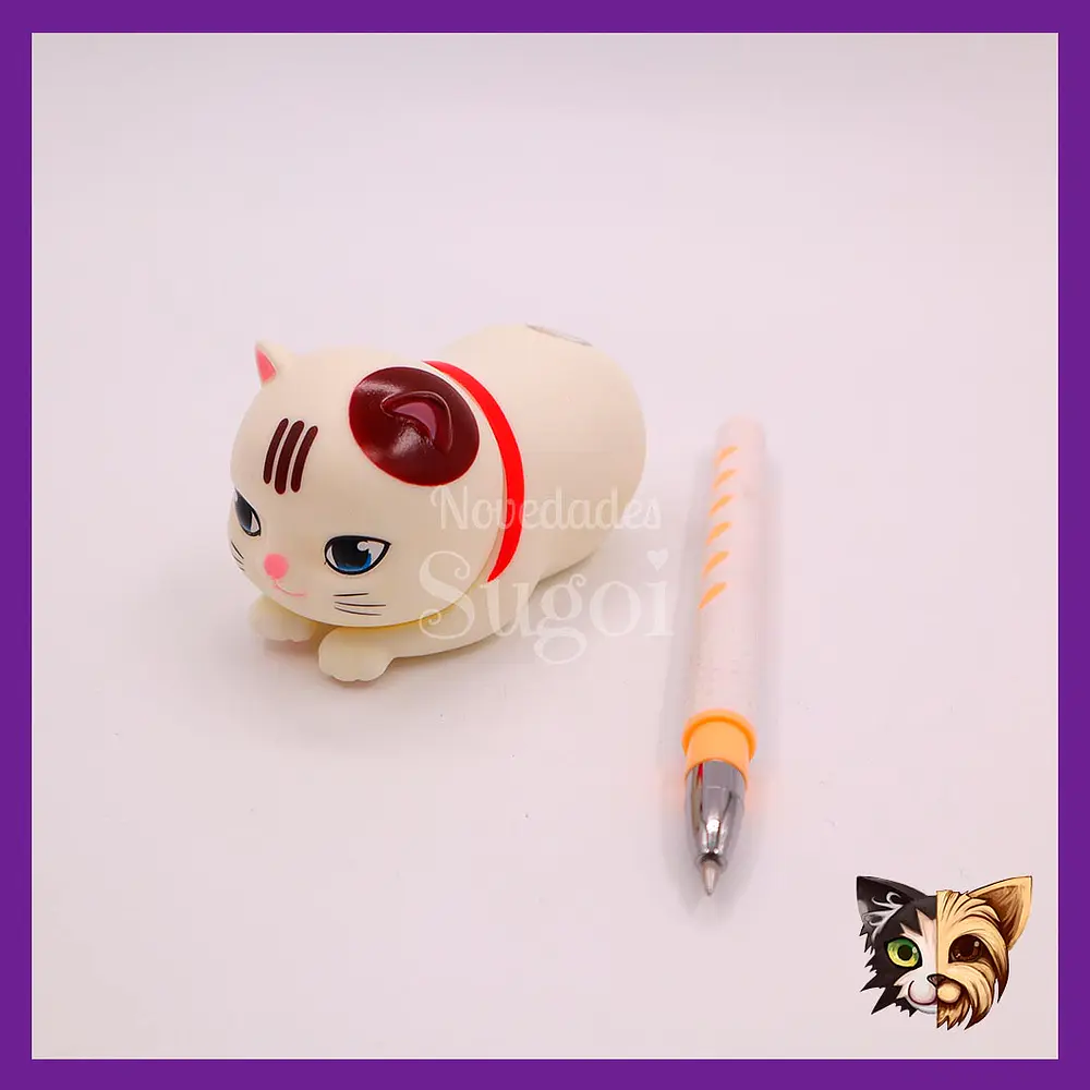 Lápiz soporte gatito
