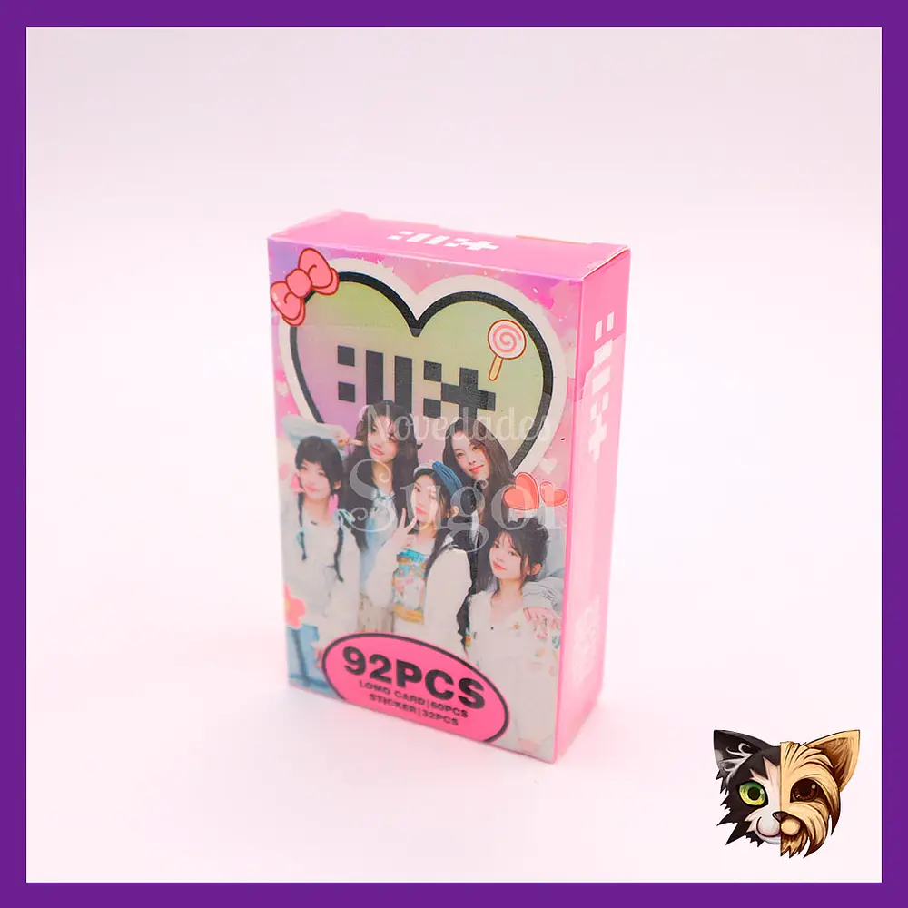 Lomocards Illit rosa 92pcs
