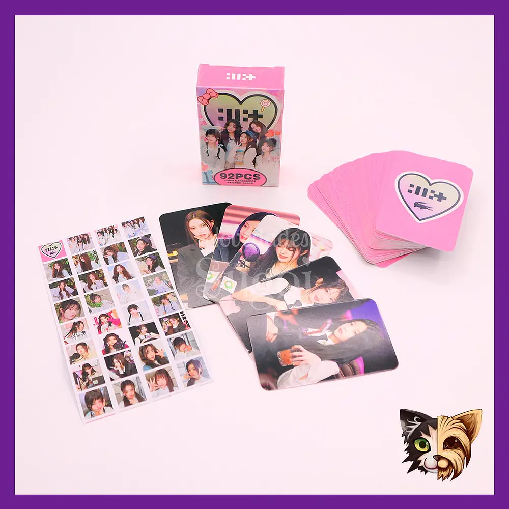 Lomocards Illit rosa 92pcs