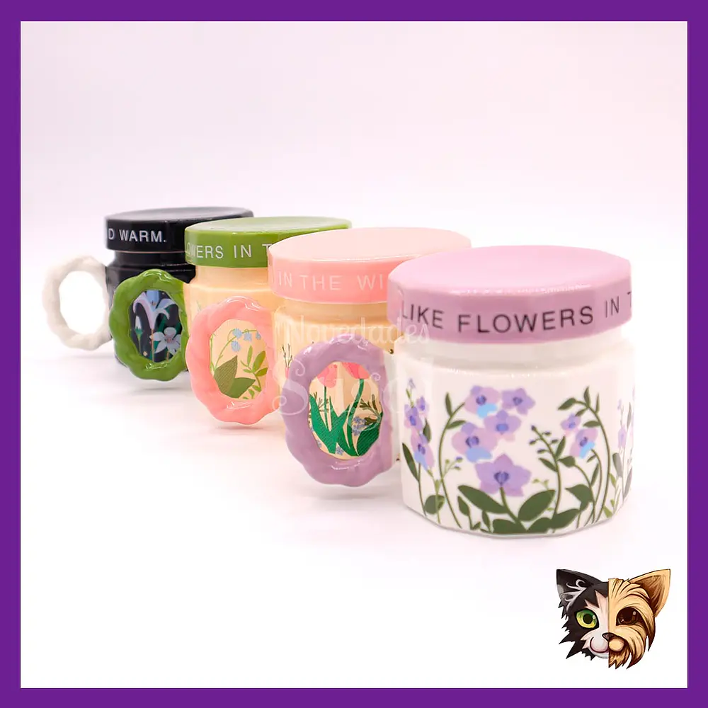 Taza flores