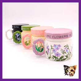 Taza flores