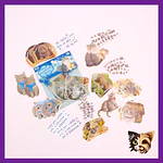 Sticker gatos Bebidas 30pcs