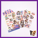 Stickers animal rayas 