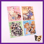 Sticker adorable animal