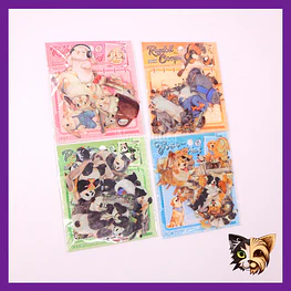 Sticker adorable animal