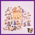Sticker adorable animal