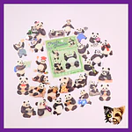 Sticker adorable animal