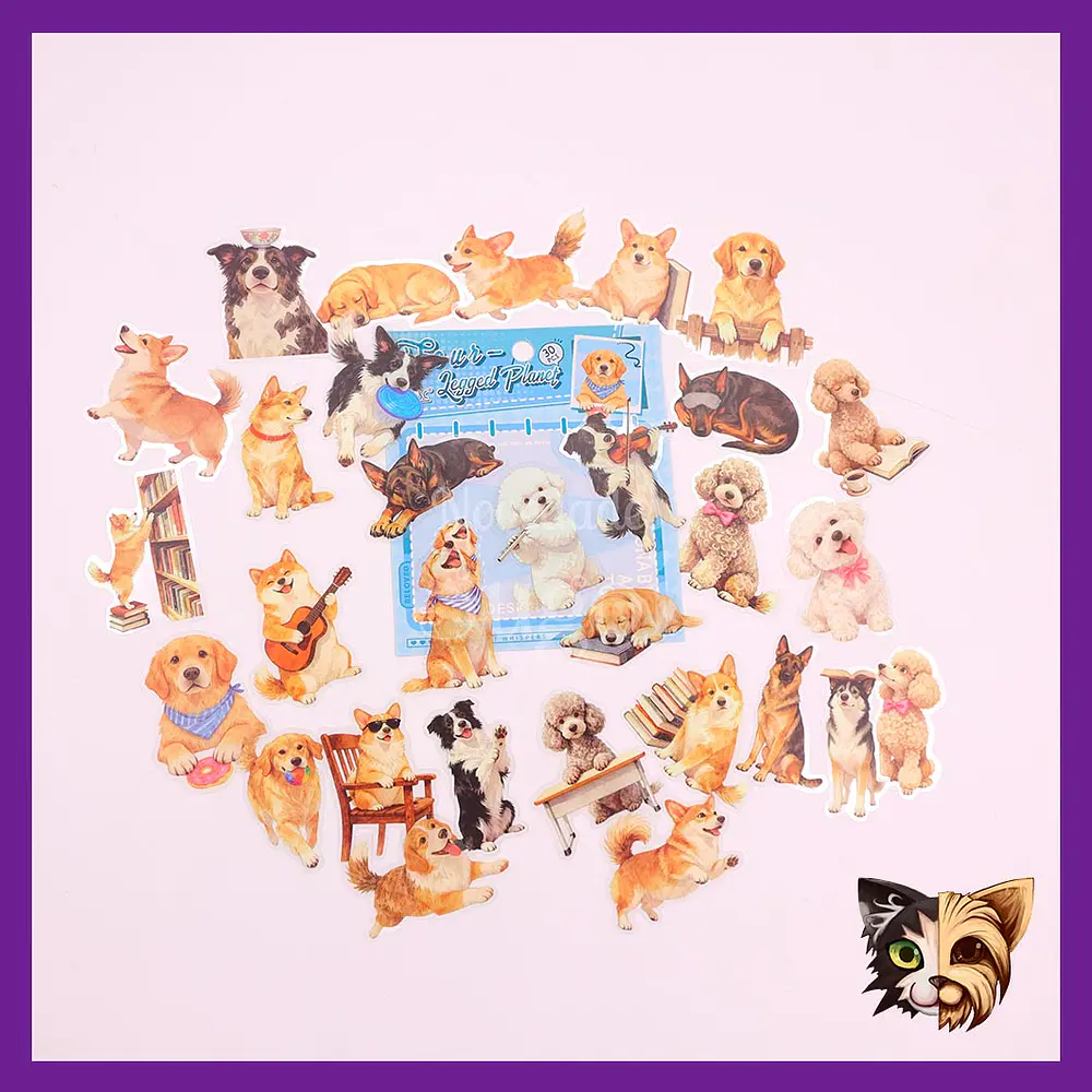 Sticker adorable animal