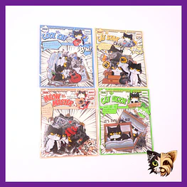 Sticker emotion cat