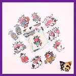Sticker kawaii animal