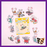 Sticker kawaii animal