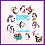 Sticker kawaii animal