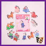 Sticker kawaii animal