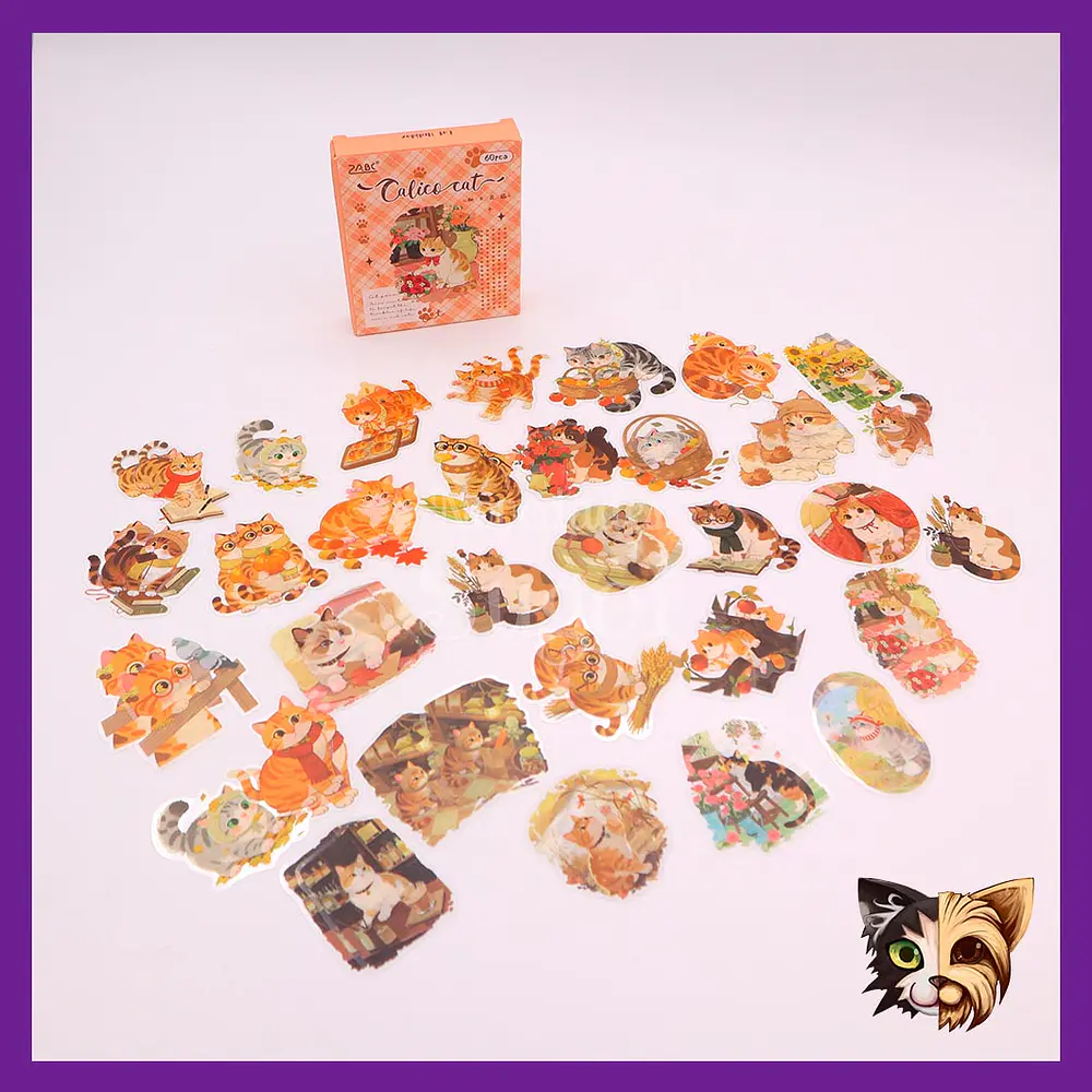 Caja Sticker gatitos
