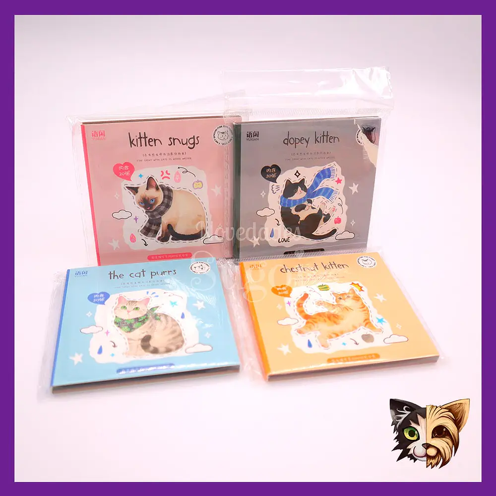 Sticker trasparente gatitos 