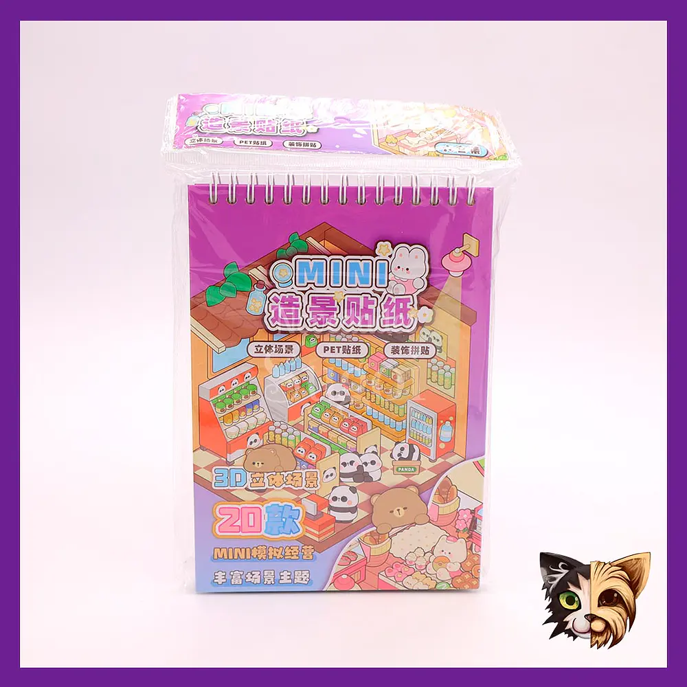 Libreta escenario Stickers