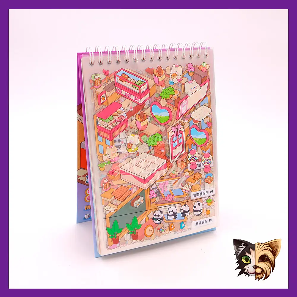 Libreta escenario Stickers