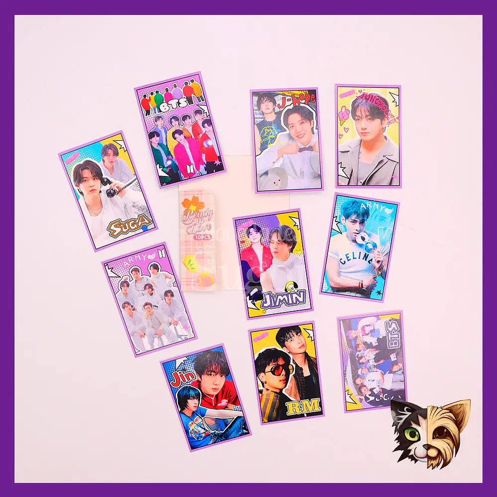 Set 10 stickers K-pop