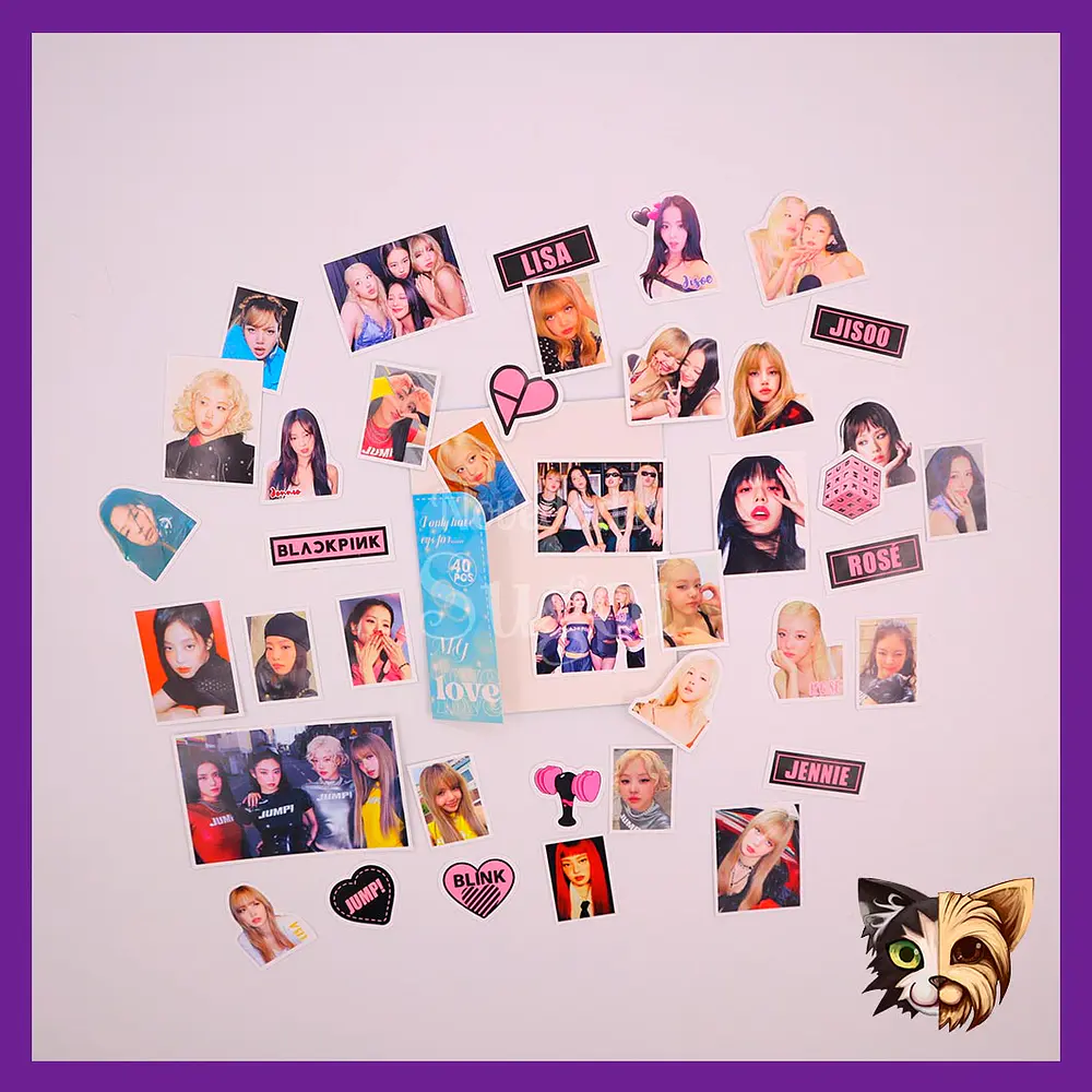 Set 40 stickers K-pop