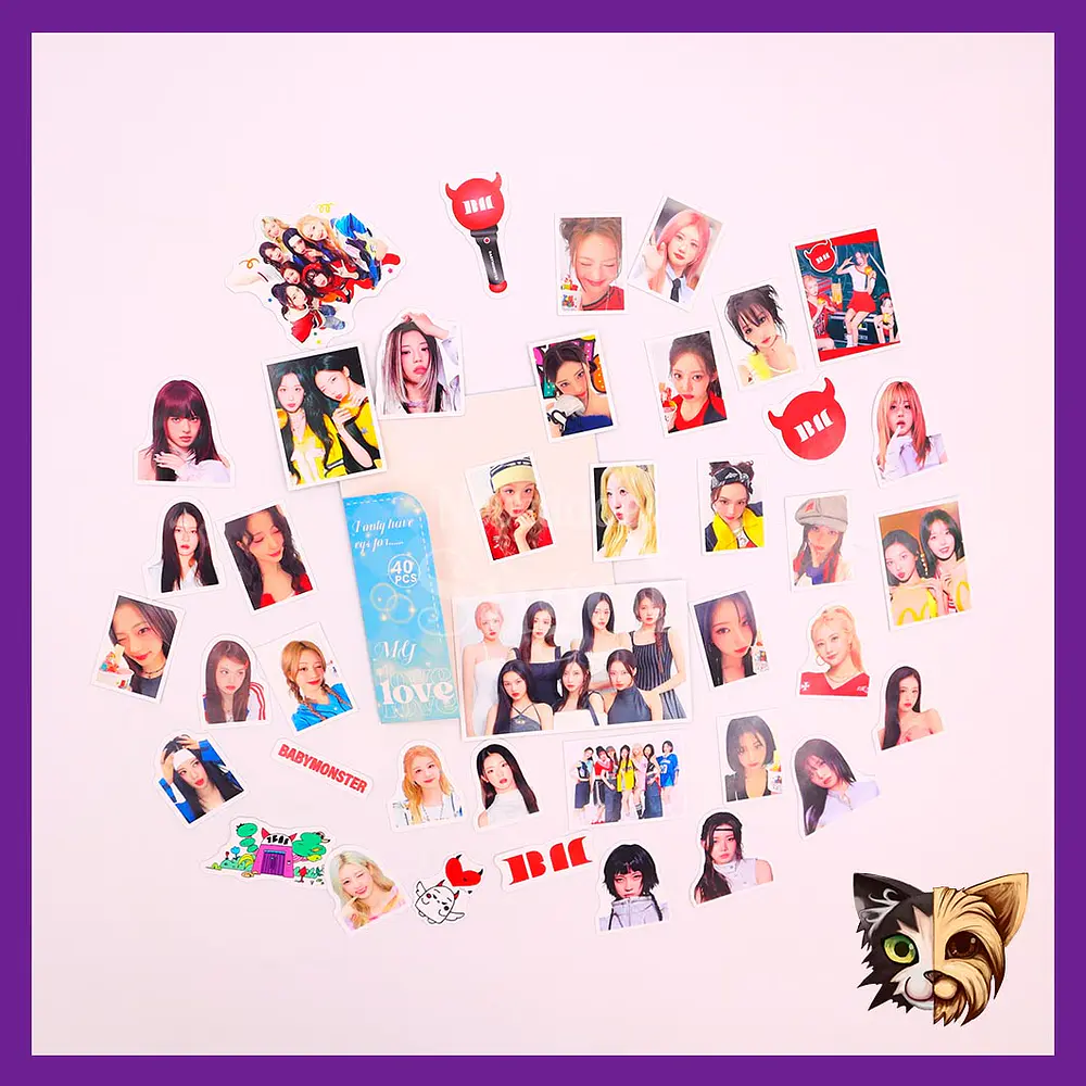 Set 40 stickers K-pop