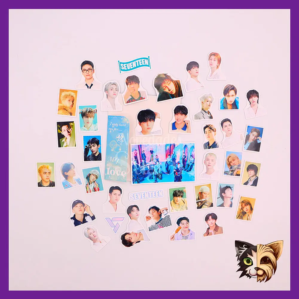 Set 40 stickers K-pop