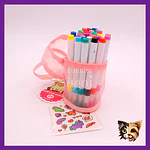Set marcadores acrílicos 24 colores
