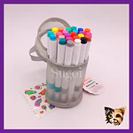 Set marcadores acrílicos 24 colores