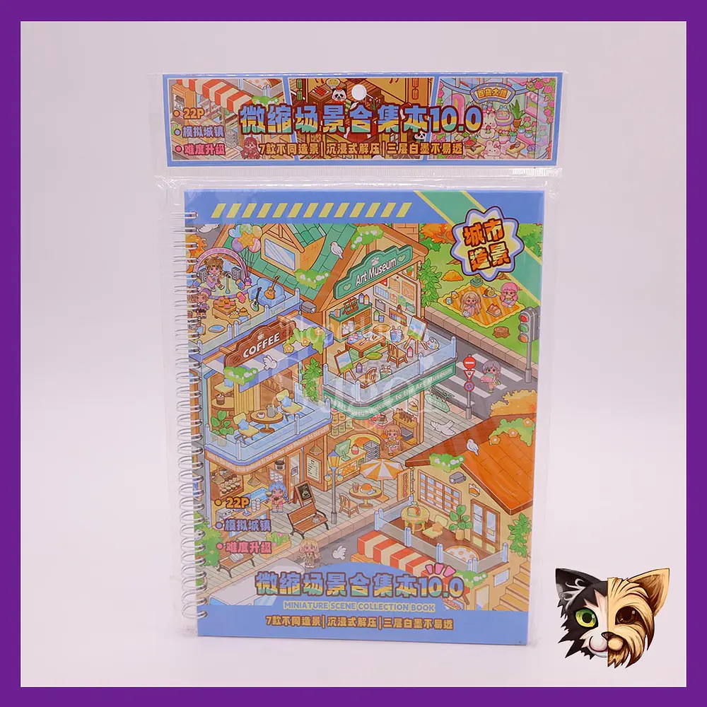 Libro de escena stickers grande