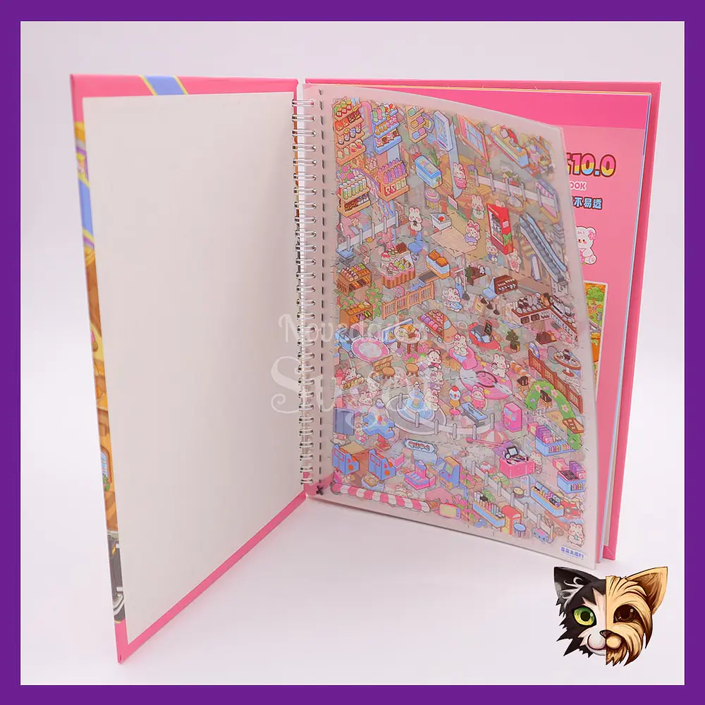 Libro de escena stickers grande