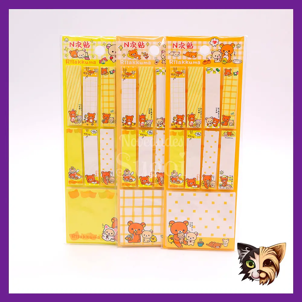 Set post it Rilakkuma