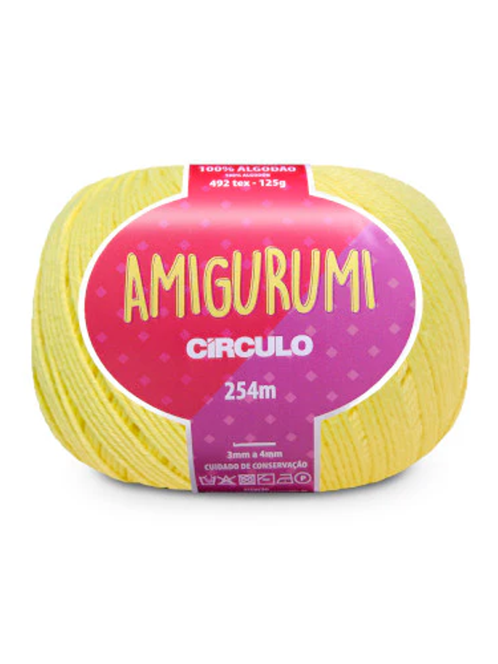 Amigurumi 1730 - Amarelo-Candy 1