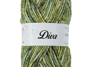 Diva 343 - Matizado verde/amarelo