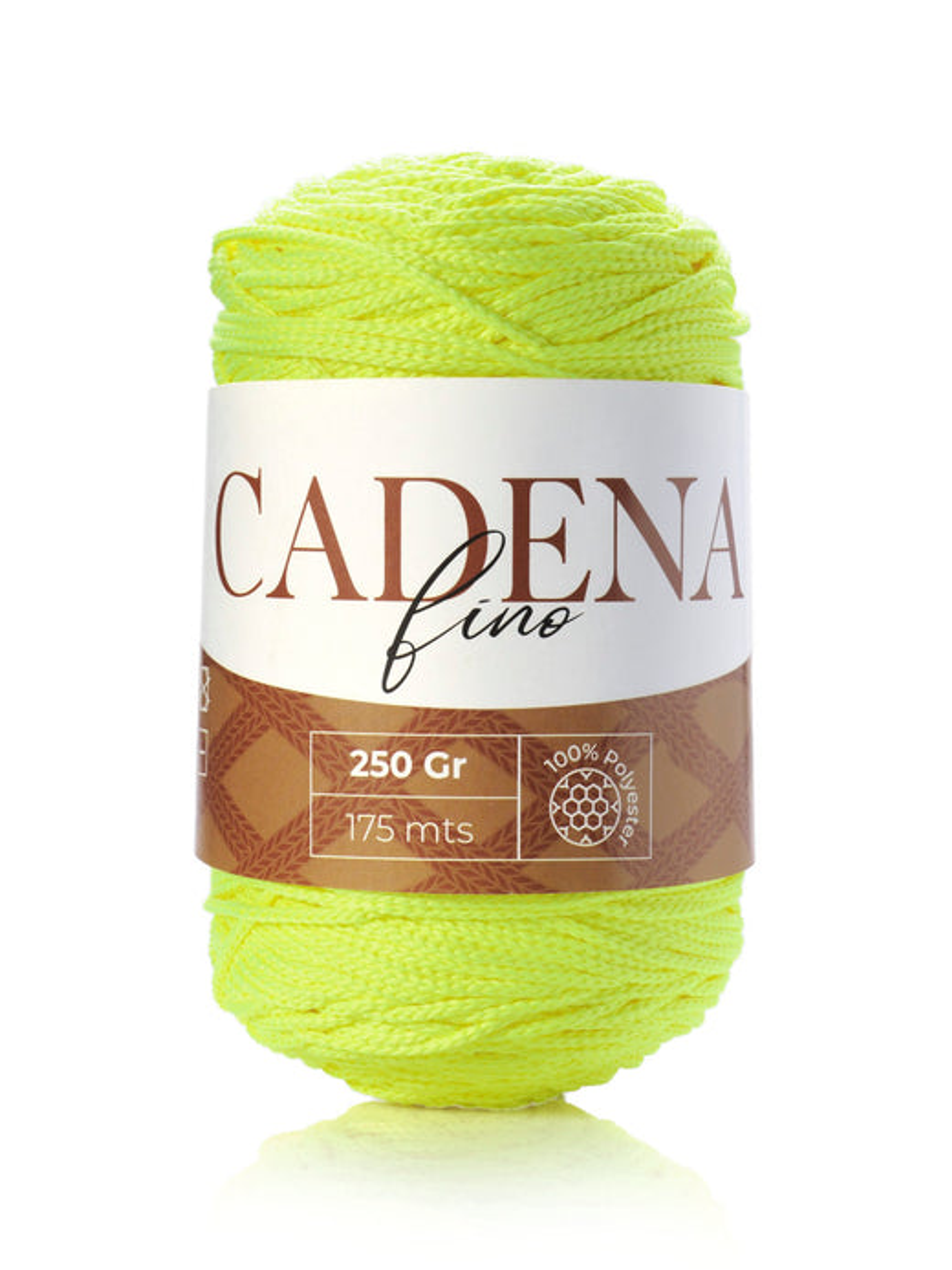 Cadena Fino 1395 - Amarelo néon  1