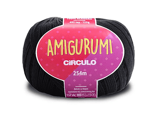 Amigurumi 8990 - Preto
