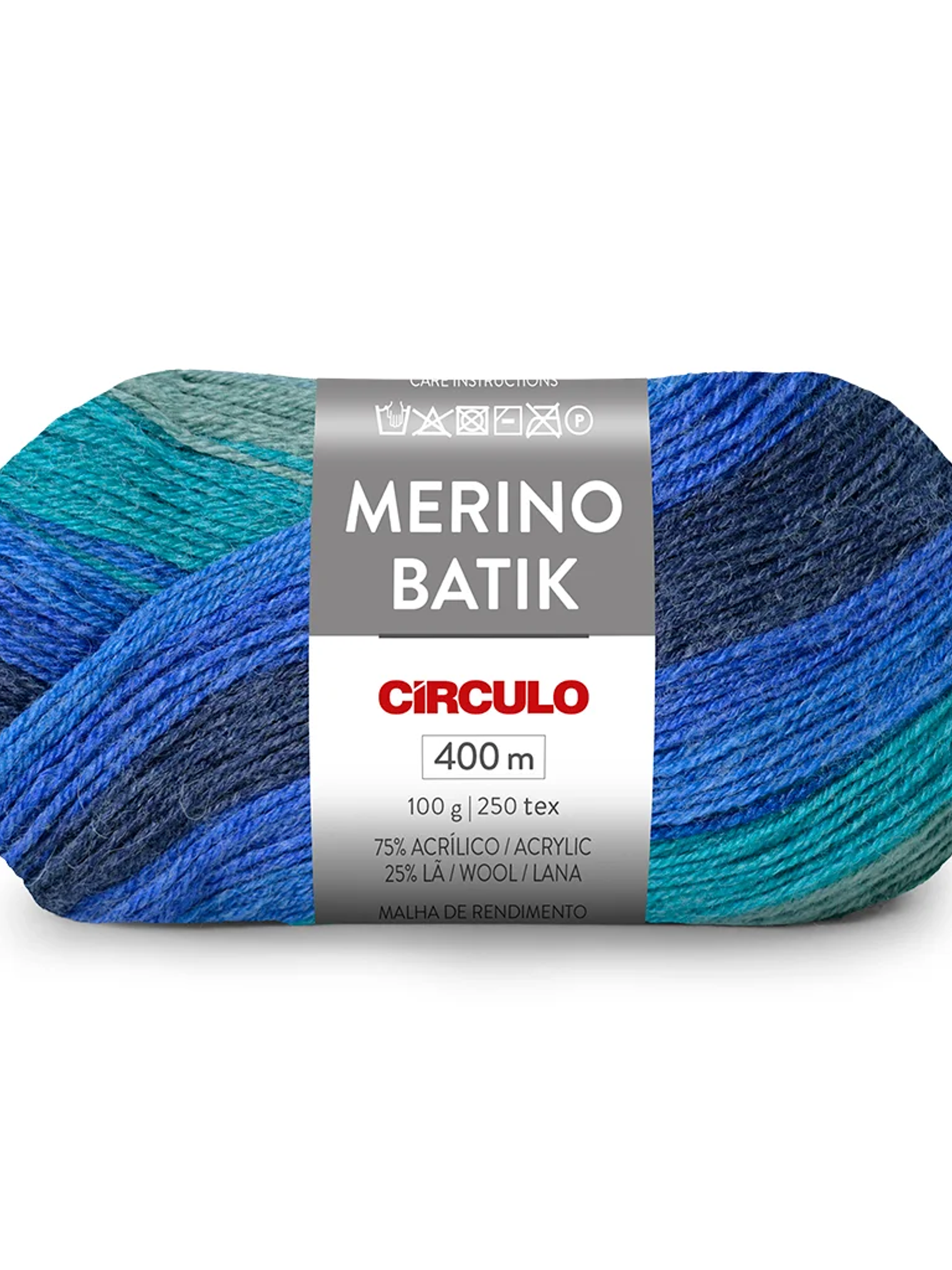 Merino Batik 9807 Indico 1